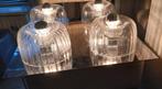 Plafonnière 4 spots spiegel, Huis en Inrichting, Lampen | Plafondlampen, Ophalen, Zo goed als nieuw, Glas, Design