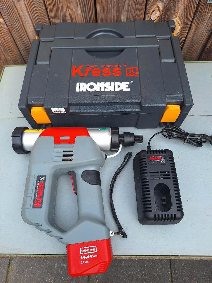 Kress 144KAP accu kitpistool, Doe-het-zelf en Verbouw, Gereedschap | Handgereedschap, Zo goed als nieuw, Ophalen of Verzenden