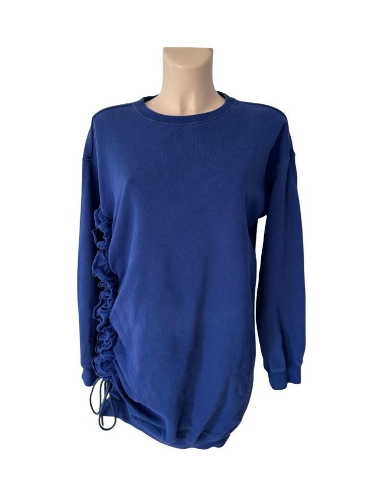 MSGM jurk M, Kleding | Dames, Jurken, Zo goed als nieuw, Maat 38/40 (M), Blauw, Onder de knie, Ophalen of Verzenden