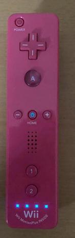 Nintendo wii motion plus controller roze, 1 speler, Ophalen of Verzenden, Zo goed als nieuw, Vanaf 3 jaar