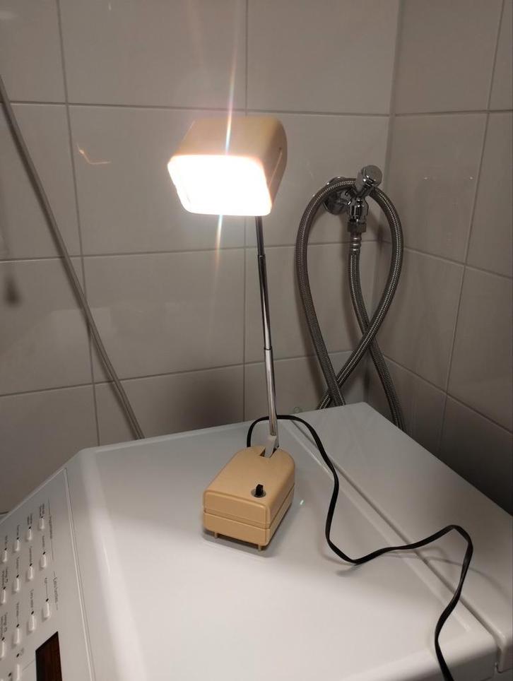 Vintage jaren zestig space age retro antenne bed wandlampje, Antiek en Kunst, Antiek | Lampen, Ophalen of Verzenden