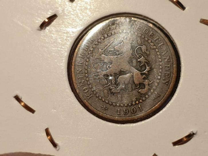 1 cent 1901 K nr.3 (04), Postzegels en Munten, Munten | Nederland, 1 cent, Koningin Wilhelmina, Ophalen of Verzenden