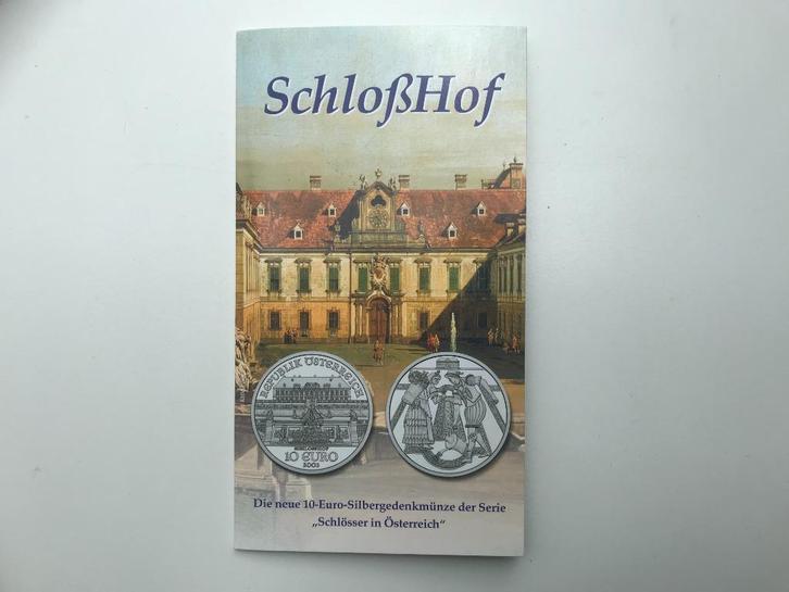 Oostenrijk 2003 SchlossHof 10 euro zilver, Postzegels en Munten, Munten | Europa | Euromunten, Setje, 10 euro, Oostenrijk, Zilver