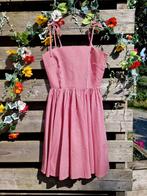 Schattig vintage geruit rood kort zomerjurkje, Ophalen of Verzenden, Zo goed als nieuw, Maat 34 (XS) of kleiner, Boven de knie