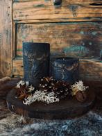 Decoratie Set Schotse Hooglander & Herten, Huis en Inrichting, Woonaccessoires | Kandelaars en Kaarsen, Ophalen, Overige materialen