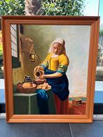 Schilderij van het melk meisje, Ophalen