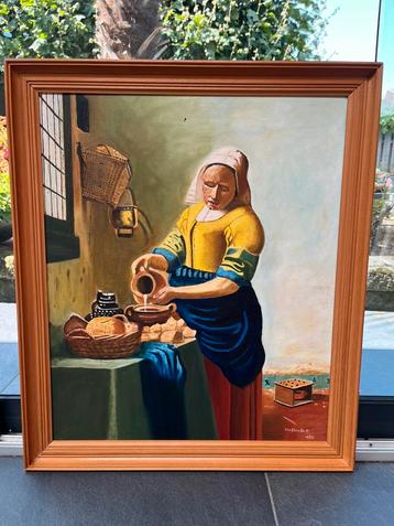 Schilderij van het melk meisje beschikbaar voor biedingen