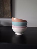 Set van 4 vintage Flora gouda schaaltjes, Porselein of Keramiek, Schaal, Rond, Ophalen of Verzenden