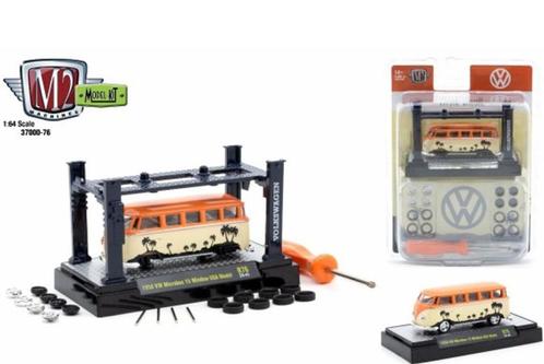 1958 VW Micro bus T1 15 Window USA van M2 met brug 1/64 R76, Hobby en Vrije tijd, Modelauto's | Overige schalen, Nieuw, Auto, Ophalen of Verzenden