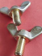 p.st messing vleugelschroef- vleugelbout m 12 jacht kotter, N, Nieuw, Ophalen of Verzenden, N