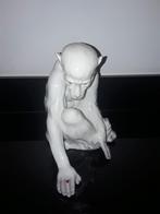 Antieke porseleinen Heubach witte aap, Verzenden