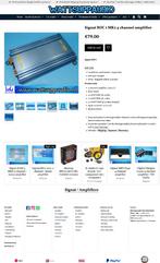 Signat ROC 1 MK2 4 kanaals versterker, Gebruikt, ., Ophalen of Verzenden, .