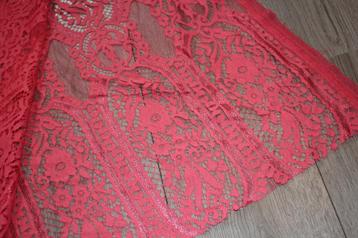 Roze soepel kant #3742 beschikbaar voor biedingen