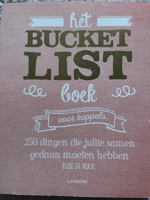 Elise De Rijck - Het Bucketlist boek voor koppels, Boeken, Mode, Zo goed als nieuw, Ophalen of Verzenden