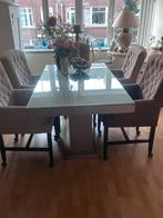 Gratis Erik Kuster tafels met krasschade, Ophalen, Gebruikt, 100 tot 150 cm, Glas