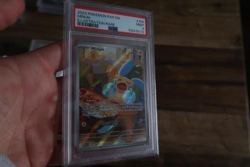 Minun IR paradox rift #194 PSA9, Hobby en Vrije tijd, Verzamelkaartspellen | Pokémon, Nieuw, Losse kaart, Ophalen of Verzenden