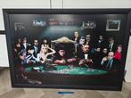 Gangster poker schilderij 98,5 cm x 68 cm, Huis en Inrichting, Woonaccessoires | Schilderijen, Tekeningen en Foto's, Schilderij
