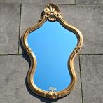 Antieke Rococo Spiegel met fraaie lijst., Ophalen, Minder dan 50 cm, Gebruikt, Minder dan 100 cm