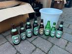 Oude bierflesjes Heineken Grolsch Amstel Brand Buckler Bier, Ophalen, Gebruikt, Flesje(s), Overige merken