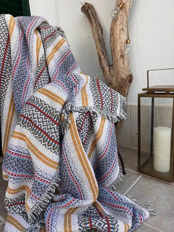 Prachtige XL woondeken NIEUW motief Ibiza chic Bohemian beschikbaar voor biedingen