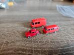 Brandweervoertuigen auto s N spoor trein 1:160, Hobby en Vrije tijd, Modeltreinen | N-Spoor, Ophalen of Verzenden, Zo goed als nieuw
