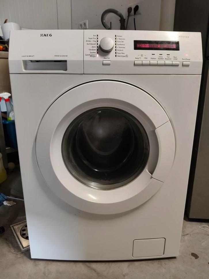 Aeg protex wasmachine 7kg 1600 toeren A++, Witgoed en Apparatuur, Wasmachines, Zo goed als nieuw, 6 tot 8 kg, 85 tot 90 cm, 1200 tot 1600 toeren