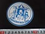 sticker 1983 school kermis de wegwijzer strip draaimolen, Verzamelen, Stickers, Ophalen, Zo goed als nieuw