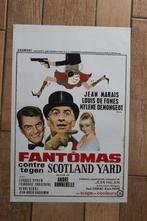 filmaffiche Louis De Funes Fantomas Scotland yard filmposter, Verzamelen, Ophalen of Verzenden, A1 t/m A3, Zo goed als nieuw, Rechthoekig Staand