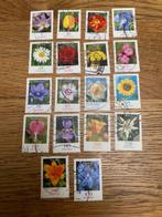40 stuks gestempelde bloemen zegels duitsland, Ophalen of Verzenden, 1990 tot heden, Gestempeld