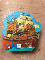 Djeco Puzzel Piratenschip 54 Stukjes, Ophalen of Verzenden, Meer dan 50 stukjes, Zo goed als nieuw, 4 tot 6 jaar