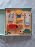 Djeco houten puzzel woodypets tbv goed doel, Ophalen of Verzenden, Gebruikt