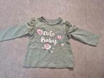 Shirtje C&A maat 68, Kinderen en Baby's, Babykleding | Maat 68, C&A, Meisje, Ophalen of Verzenden, Zo goed als nieuw