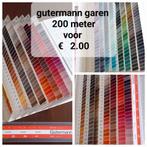 Gutermann naaigaren nergens zo goedkoop € 2,- (200 meter)🎄, Ophalen of Verzenden, Nieuw, Garen of Naald(en)