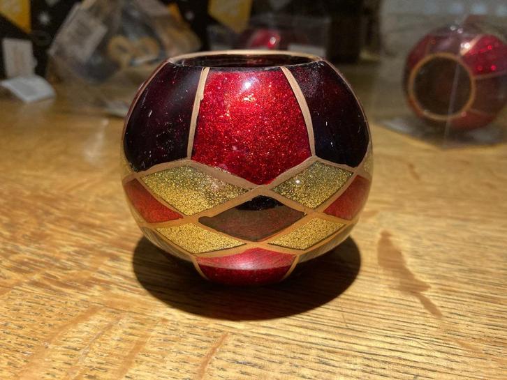 theelicht voor de kerst, in goede staat 3 stuks beschikbaar, Diversen, Kerst, Nieuw, Ophalen of Verzenden