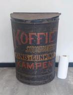 Groot oud koffieblik winkel blik kanis&gunnink 20/30 jaren, Ophalen, Gebruikt, Koffie, Overige merken
