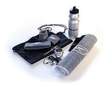 Stappenteller, caloriënmeter, bidon, hoofdband, polsbandjes, beschikbaar voor biedingen