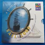 Muntset 5 sailflorijnen Sail 2000 Amsterdam UNC, Postzegels en Munten, Penningen en Medailles, Verzenden, Overige materialen, Nederland