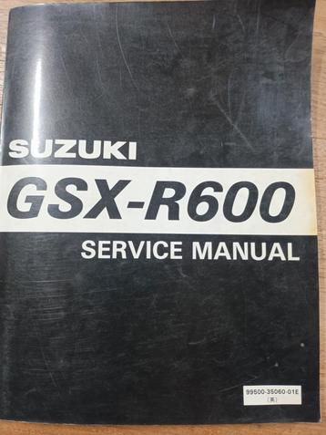 Suzuki GSX-R600 1997-2000 Servicemanual  beschikbaar voor biedingen