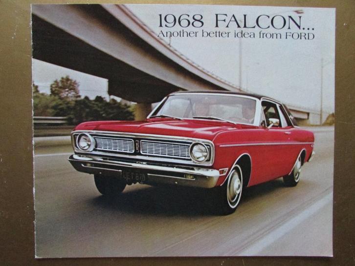 1968 FORD FALCON brochure, Engels, Boeken, Auto's | Folders en Tijdschriften, Zo goed als nieuw, Ford, Ophalen of Verzenden