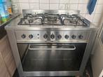 Indesit Gasfornuis 5 pits met oven - Horeca/Thuis, Witgoed en Apparatuur, Fornuizen, Gebruikt, 60 cm of meer, Grill, Ophalen of Verzenden
