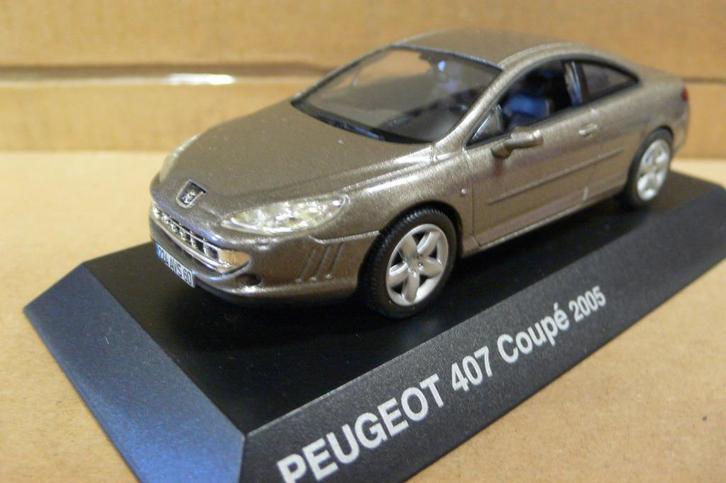 peugeot 407 coupe 2005   1/43-mist rechterbuitenspiegel-, Hobby en Vrije tijd, Modelauto's | 1:43, Zo goed als nieuw, Auto, Overige merken