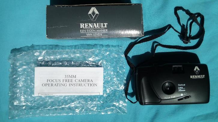 RENAULT ANALOGE FOTO CAMERA FOTOTOESTEL ORIG DOOS HANDLEIDIN, Auto diversen, Auto-accessoires, Nieuw, Verzenden