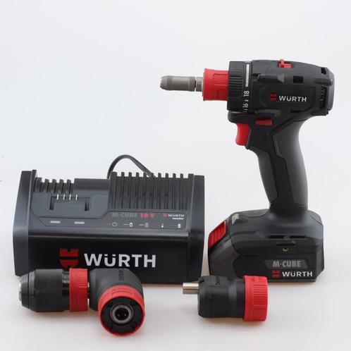 Würth accuboormachine ABS 18 Compact incl Lader + Accu, Doe-het-zelf en Verbouw, Gereedschap | Boormachines, Zo goed als nieuw