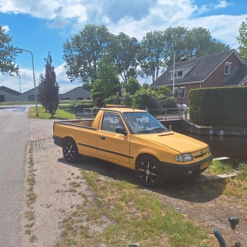 Skoda Felicia 1.9 D LX Pick-up 1999, Auto's, Bestelauto's, Particulier, Radio, Overige merken, Diesel, Handgeschakeld, Origineel Nederlands