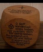 Religieuze dobbelsteen met mooie tekst, Antiek en Kunst, Ophalen of Verzenden