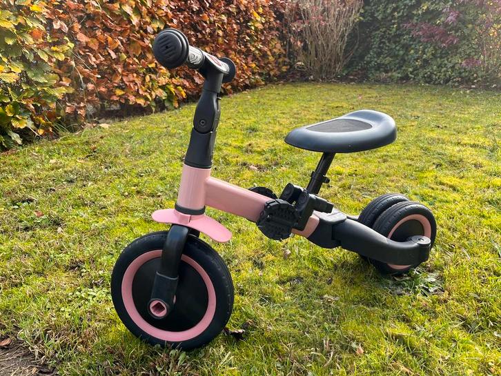 Topmark KAYA loopfiets 4-in-1 roze, Fietsen en Brommers, Fietsen | Driewielers, Zo goed als nieuw, Verstelbare zitting, Ophalen