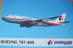 twee keer Boeing 747 - 400 van Malaysia Airlines - nieuw, Overige thema's, Ongelopen, Verzenden, 1980 tot heden