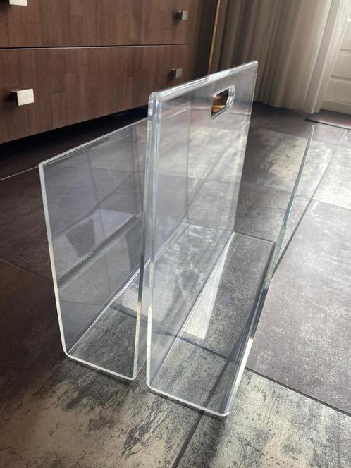 Lectuurbak van plexglas, Huis en Inrichting, Woonaccessoires | Krantenbakken en Lectuurbakken, Gebruikt, Ophalen