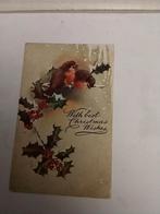 WITH BEST CHRISTMAS. WISHES. VOGELS OP TAK MET BESJES, Ophalen of Verzenden, Voor 1920, Sterren en Beroemdheden