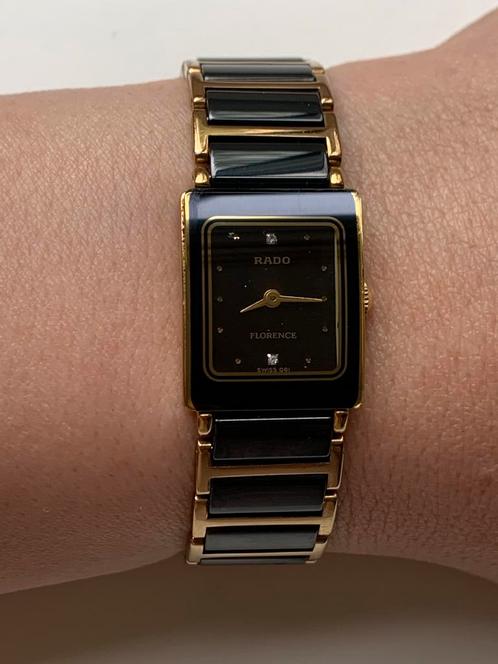 Rado Florence dames horloge met diamanten in de plaat, Sieraden, Tassen en Uiterlijk, Armbanden, Zo goed als nieuw, Overige materialen